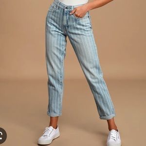 Pistola Lulus stripe jeans